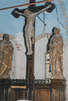 Vorschaubild Dorfkirche, Triumphkreuz (Foto 1990)
